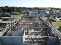 Construction concrete buildings